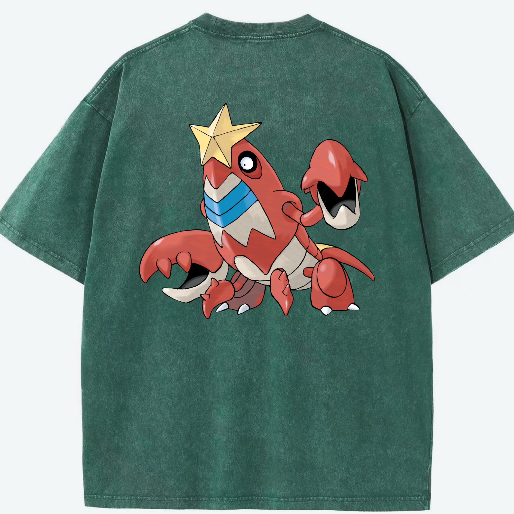 （画像用） ポケットモンスター Pokémon 綿100% ヴィンテージ風 半袖Tシャツ（背面プリント）